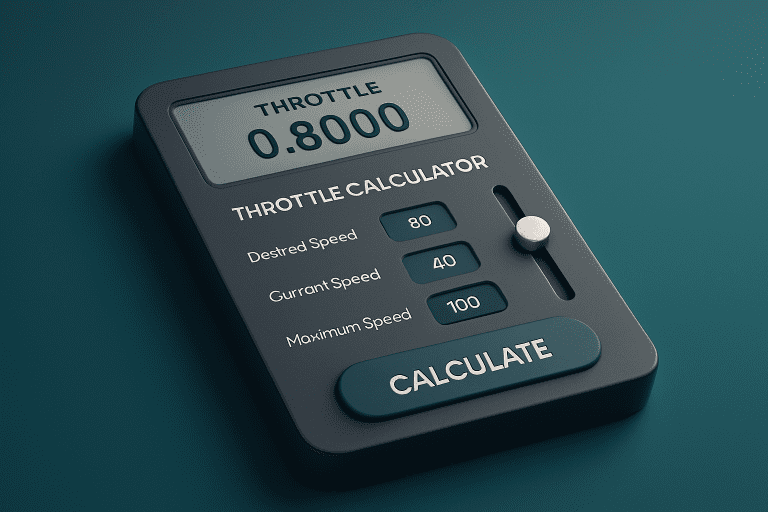 Throttle Calculator